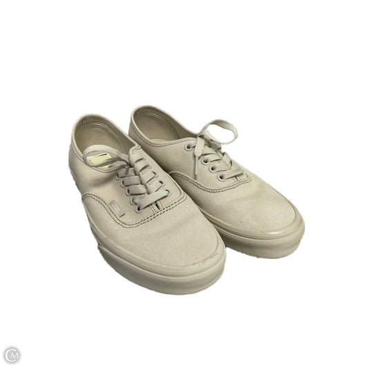 Shoes Sneakers By Vans In Tan, Size: 8
