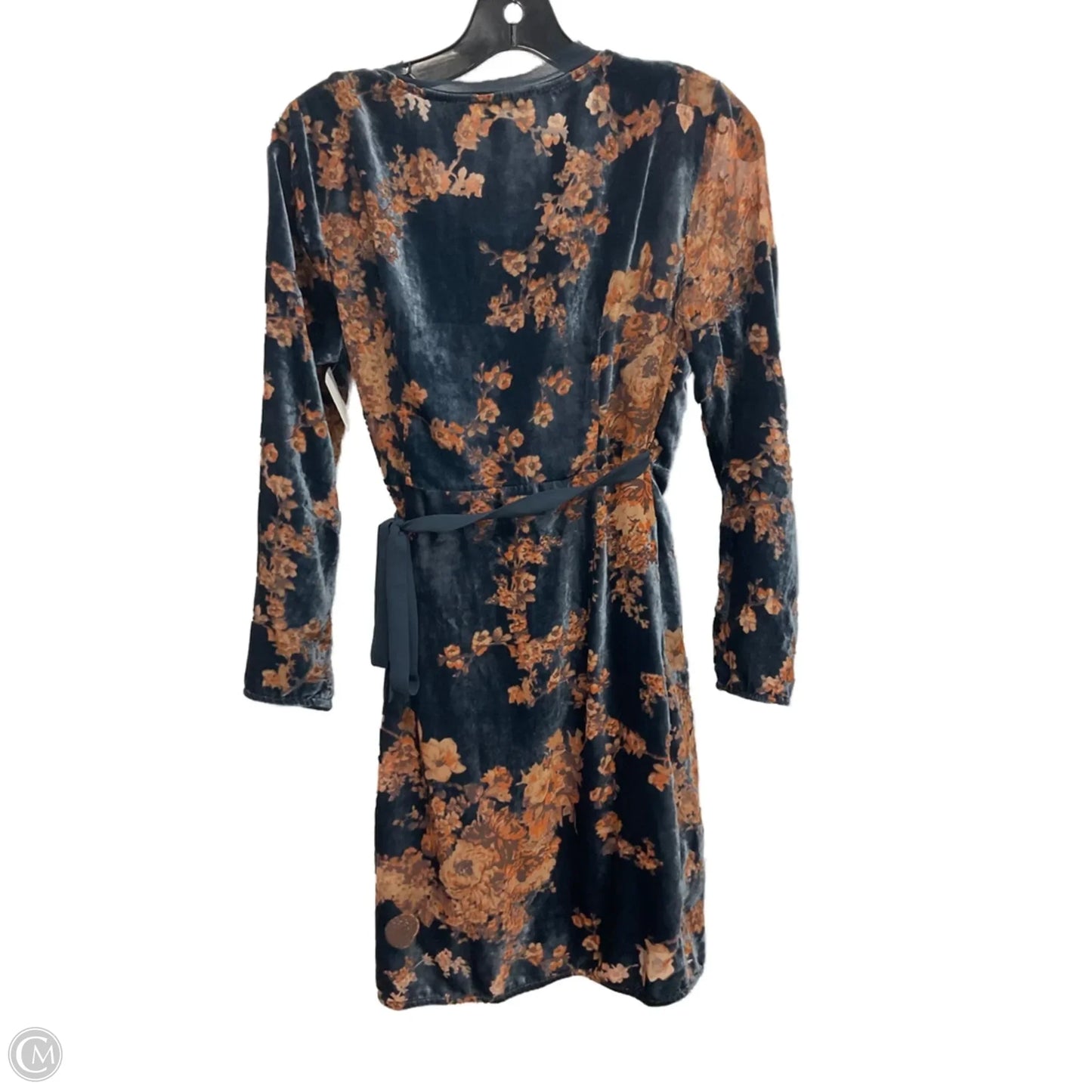 Dress Casual Midi By Eri + Ali In Blue & Orange, Size: S