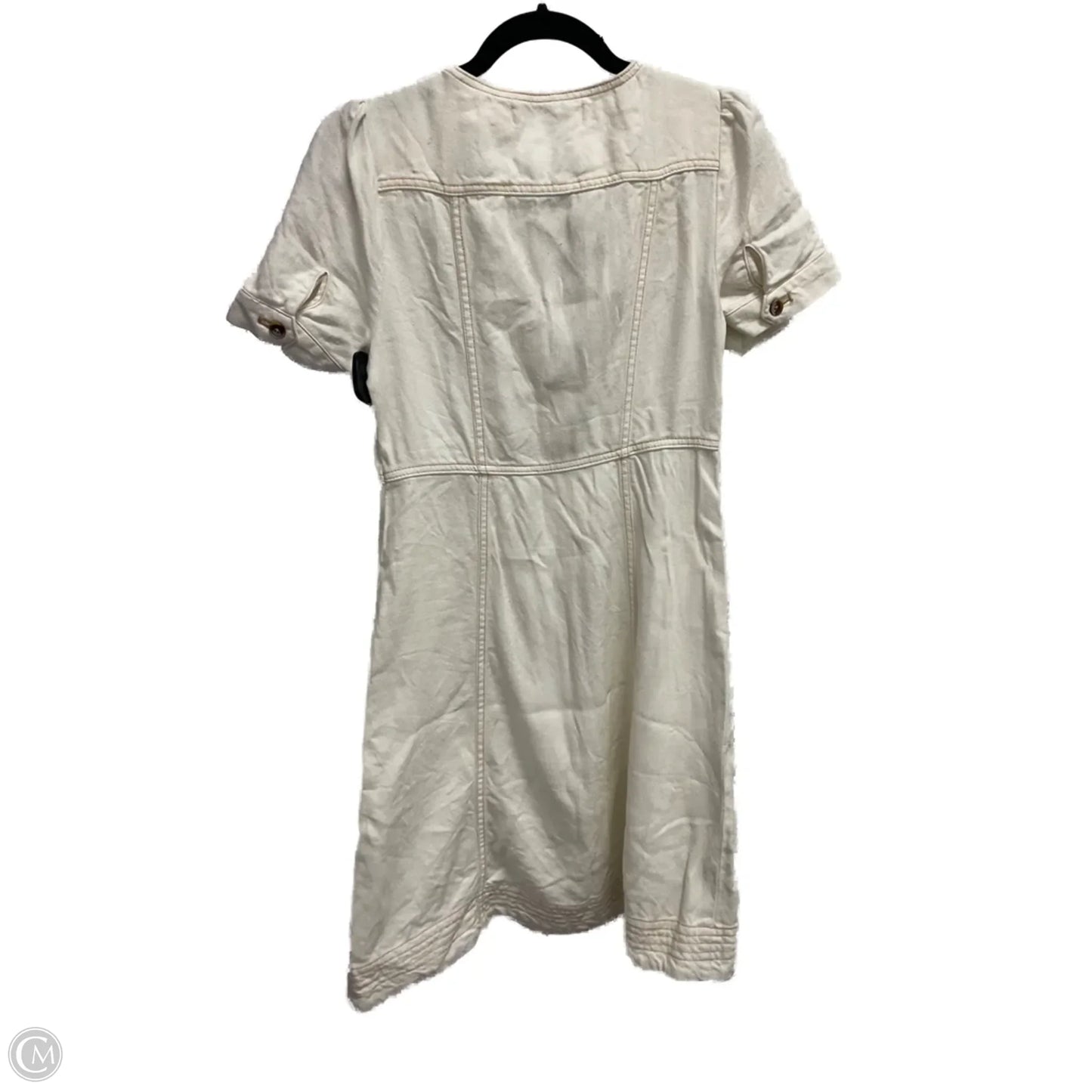 Dress Casual Midi By Pilcro In White Denim, Size: Xs