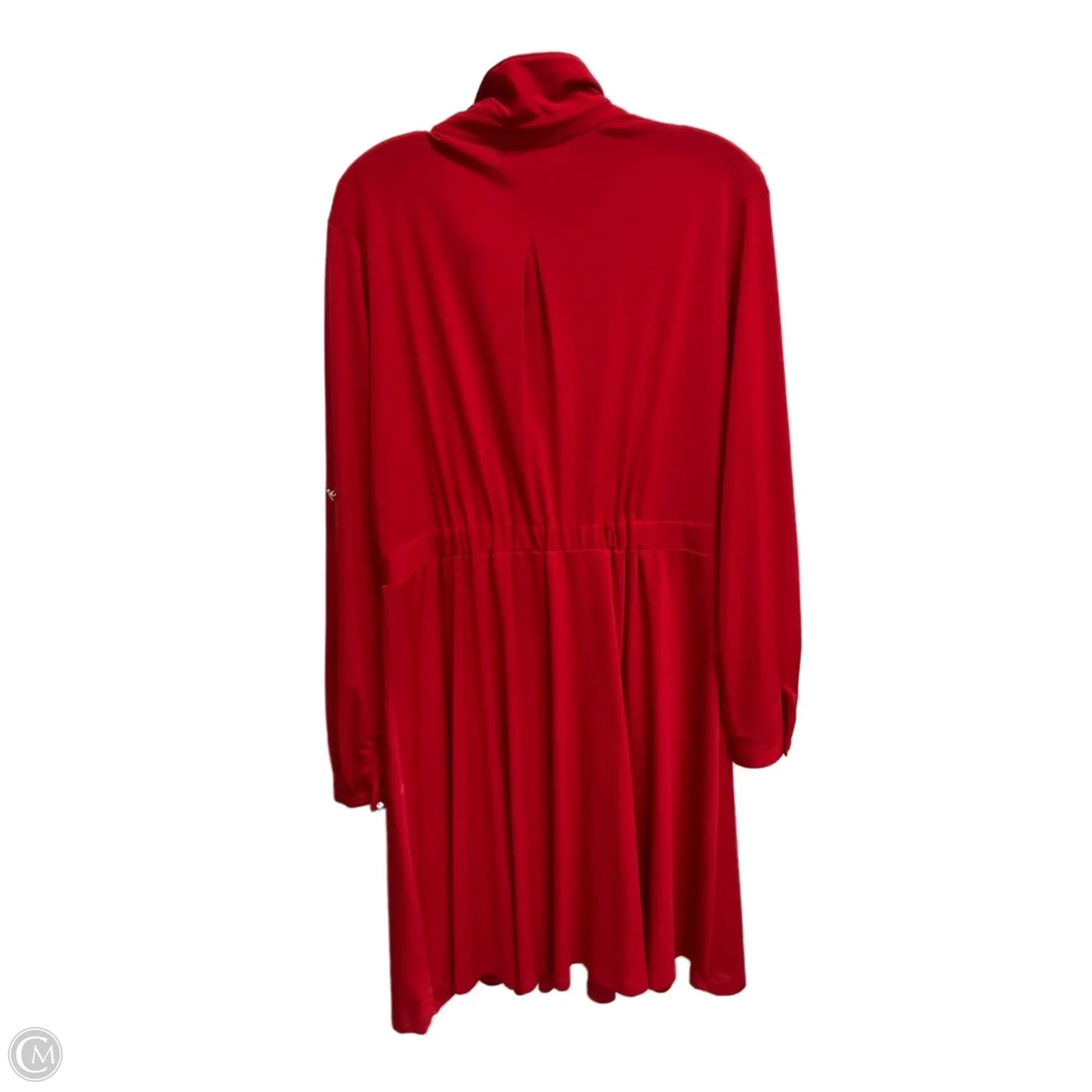 Dress Casual Midi By Ny Collection In Red, Size: L