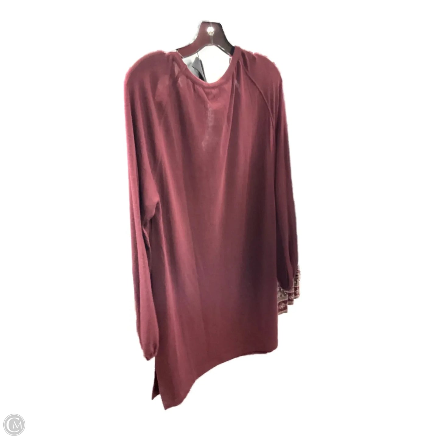 Dress Casual Short By Clothes Mentor In Maroon, Size: M