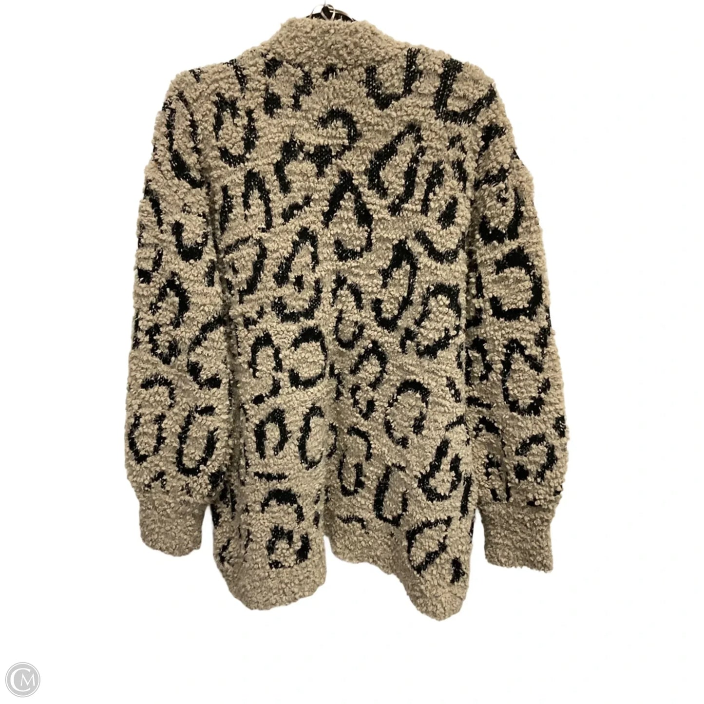Cardigan By Rachel Zoe In Animal Print, Size: L