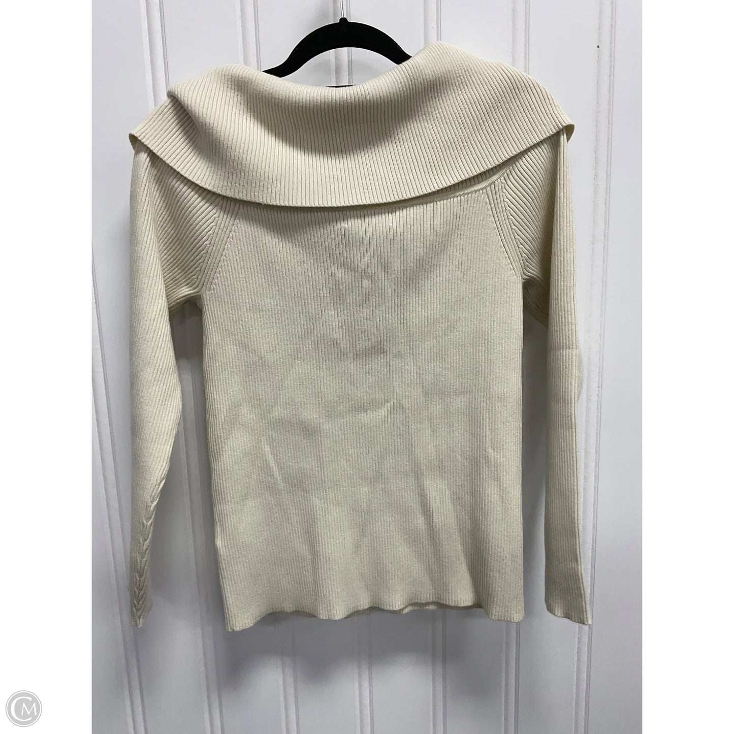 Sweater By Banana Republic In Cream, Size: L