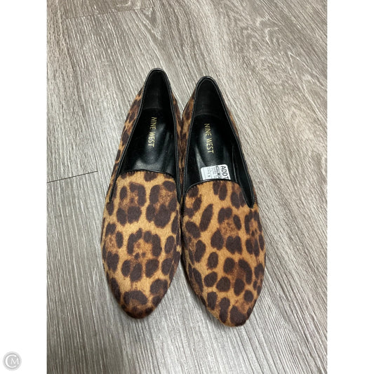 Shoes Flats By Nine West In Animal Print, Size: 7.5