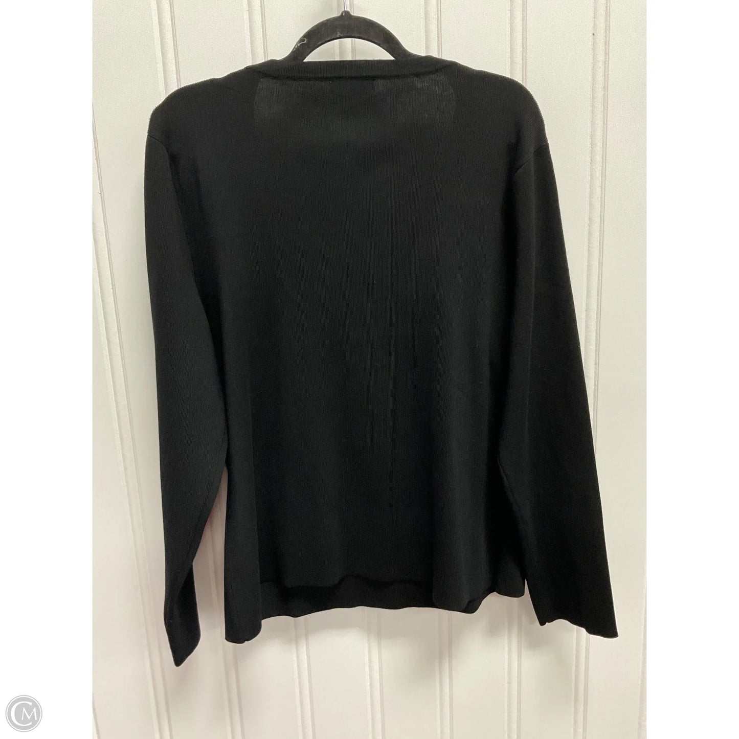 Sweater By Calvin Klein In Black, Size: L