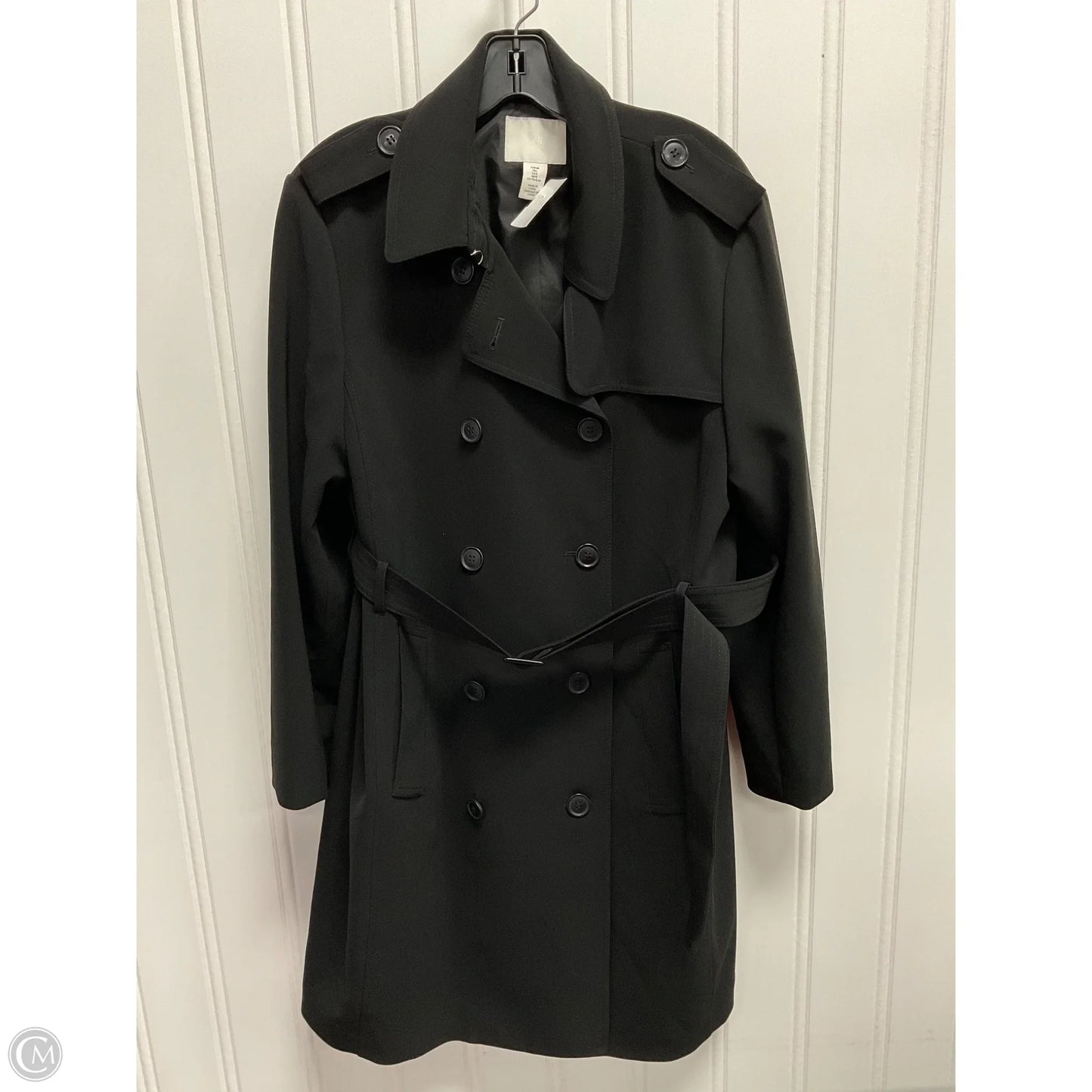 Coat Other By H&m In Black, Size: L