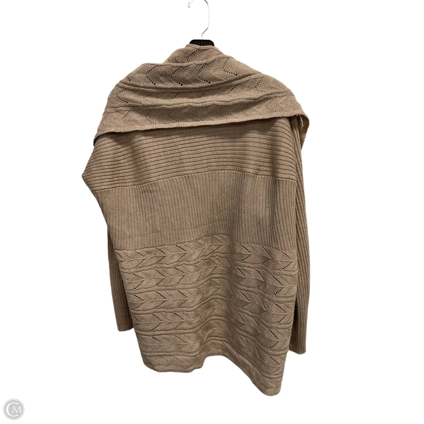 Cardigan By Max Studio In Tan, Size: Xl