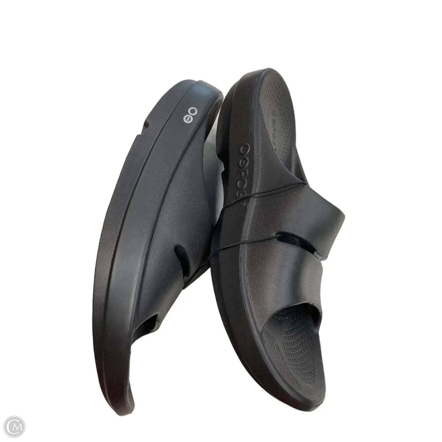 Sandals Sport By Oofos In Black, Size: 11