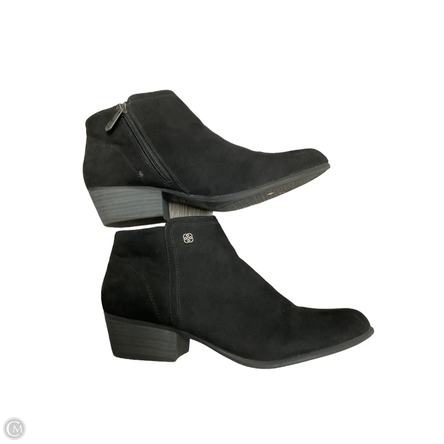Boots Ankle Heels By Daisy Fuentes In Black, Size: 10