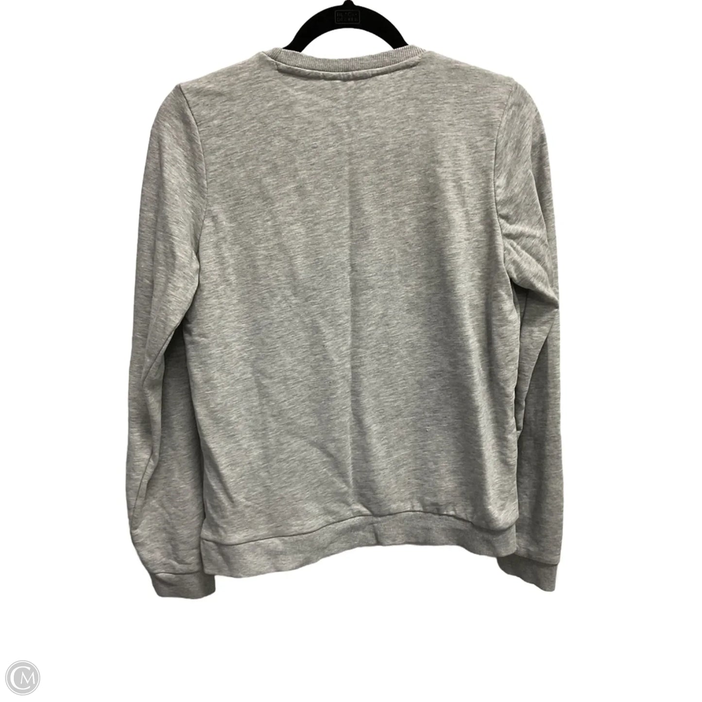 Sweatshirt Crewneck By Guess In Grey, Size: M