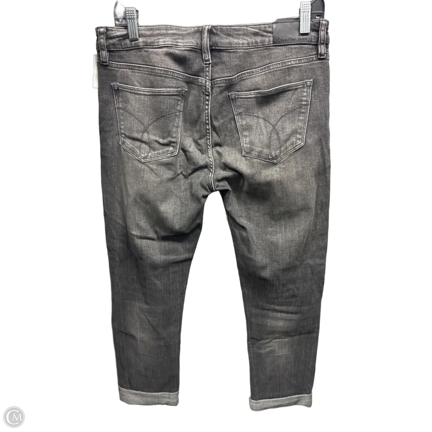 Jeans Boyfriend By Calvin Klein In Black, Size: 6