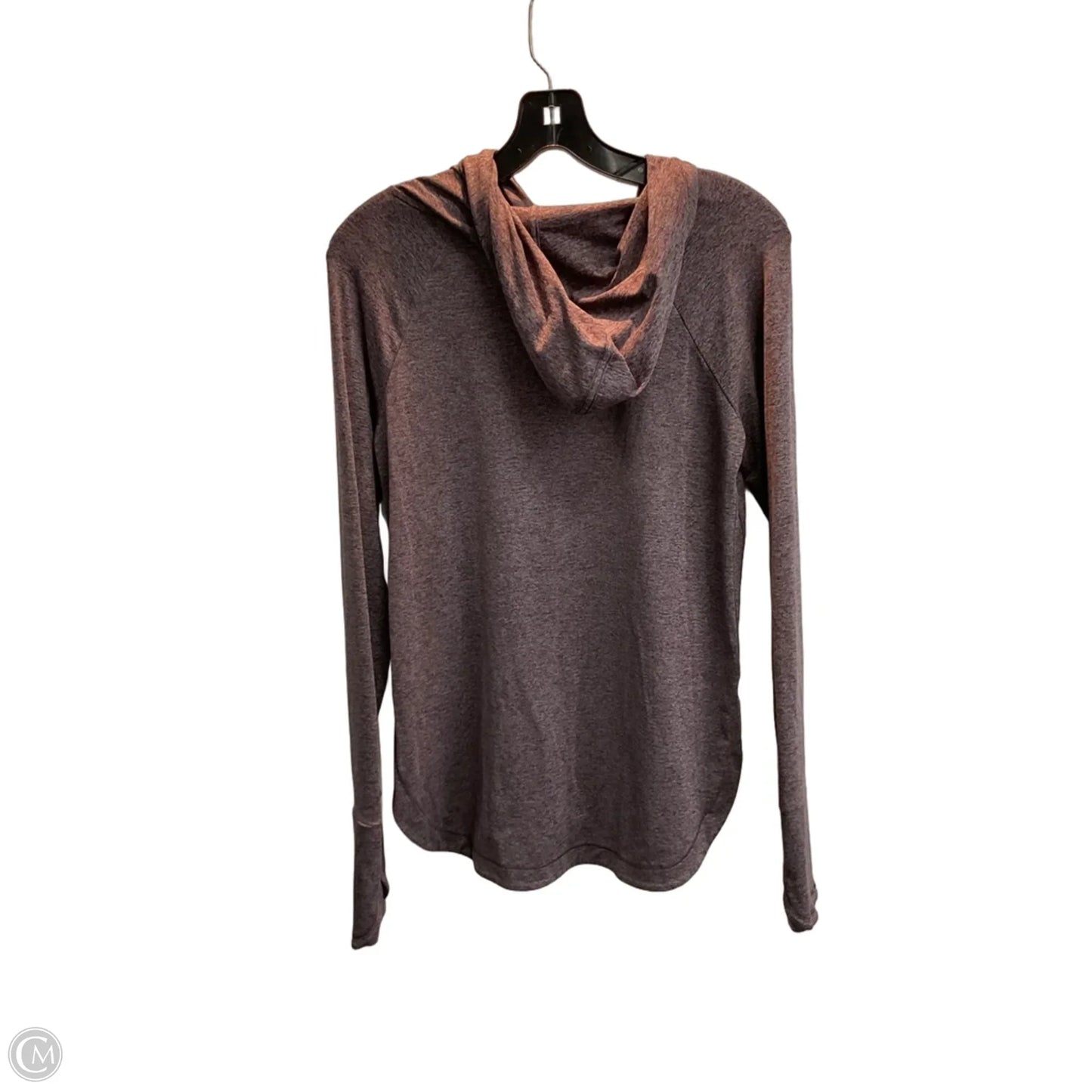 Athletic Top Long Sleeve Hoodie By Athleta In Purple, Size: Xs