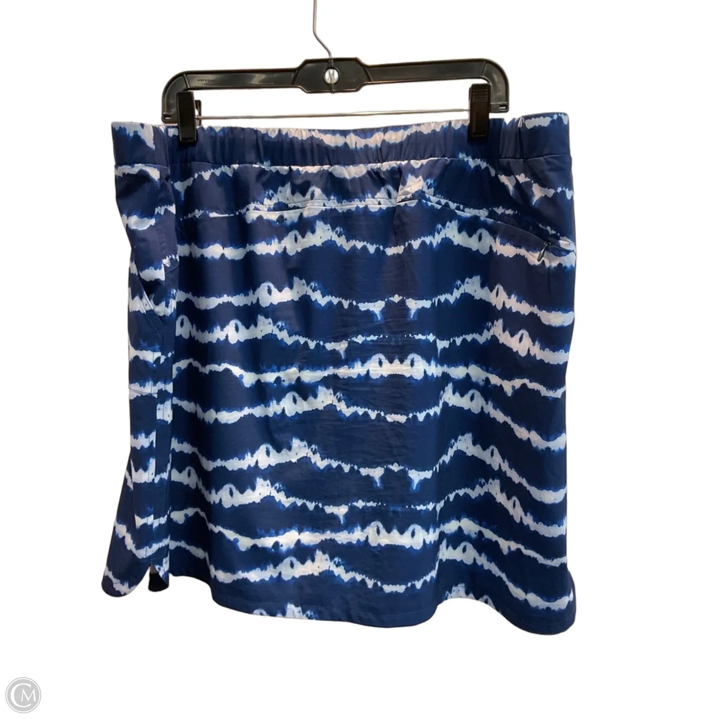 Athletic Skort By Zenergy By Chicos In Blue, Size: 18