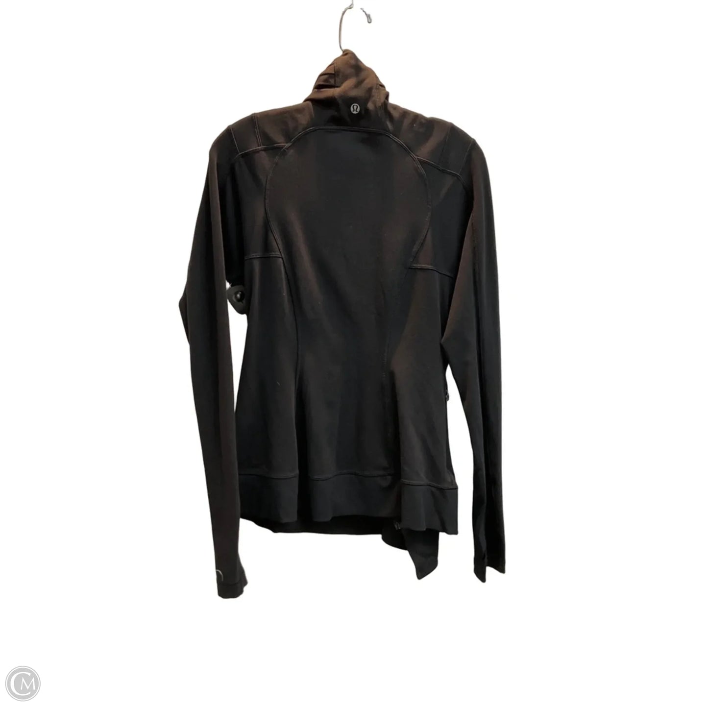 Athletic Jacket By Lululemon In Black, Size: M