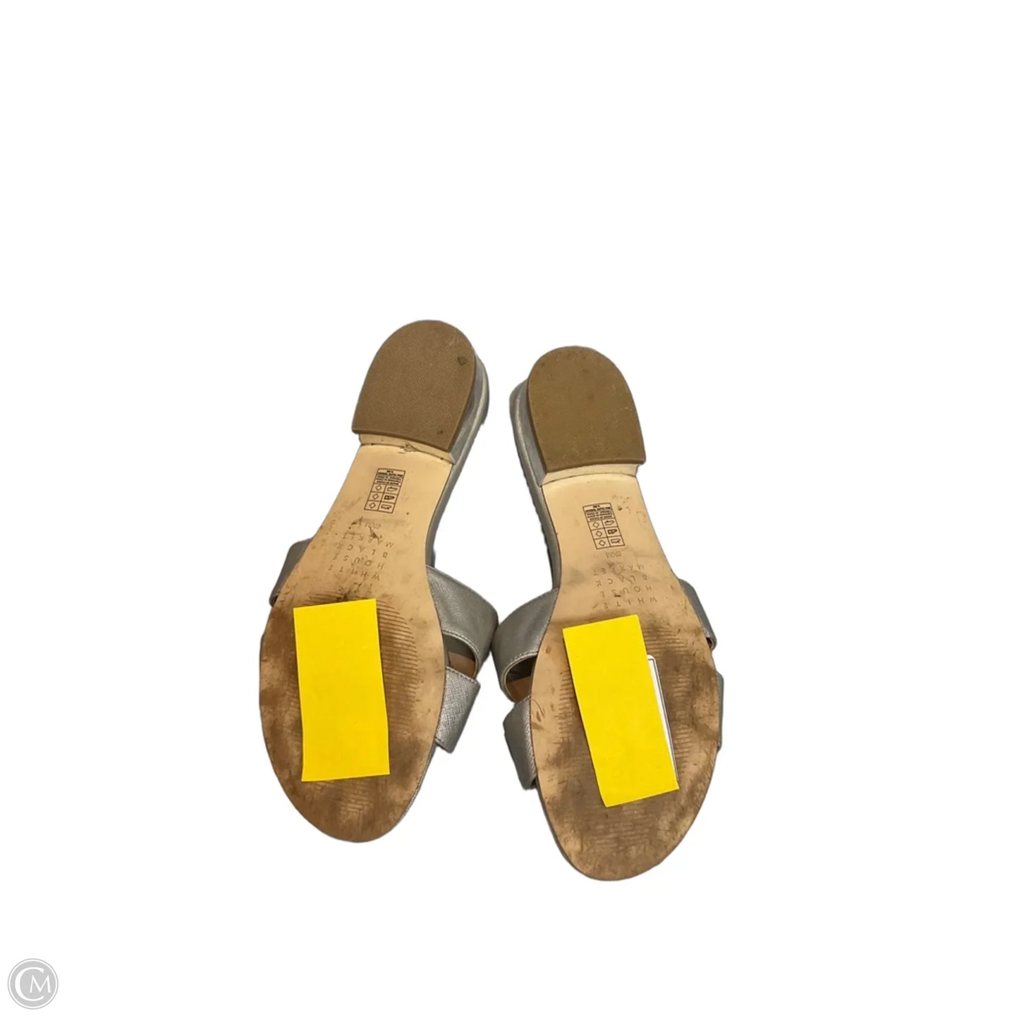 Sandals Flats By White House Black Market In Gold, Size: 8.5