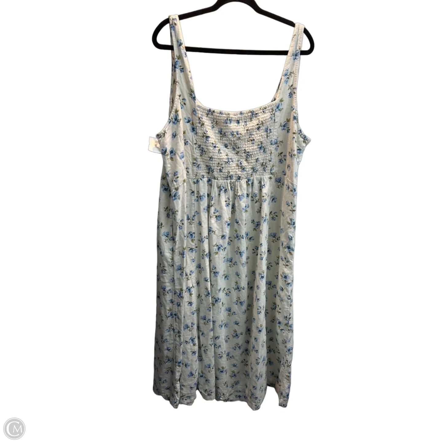 Dress Casual Midi By Old Navy In Floral Print, Size: 3x