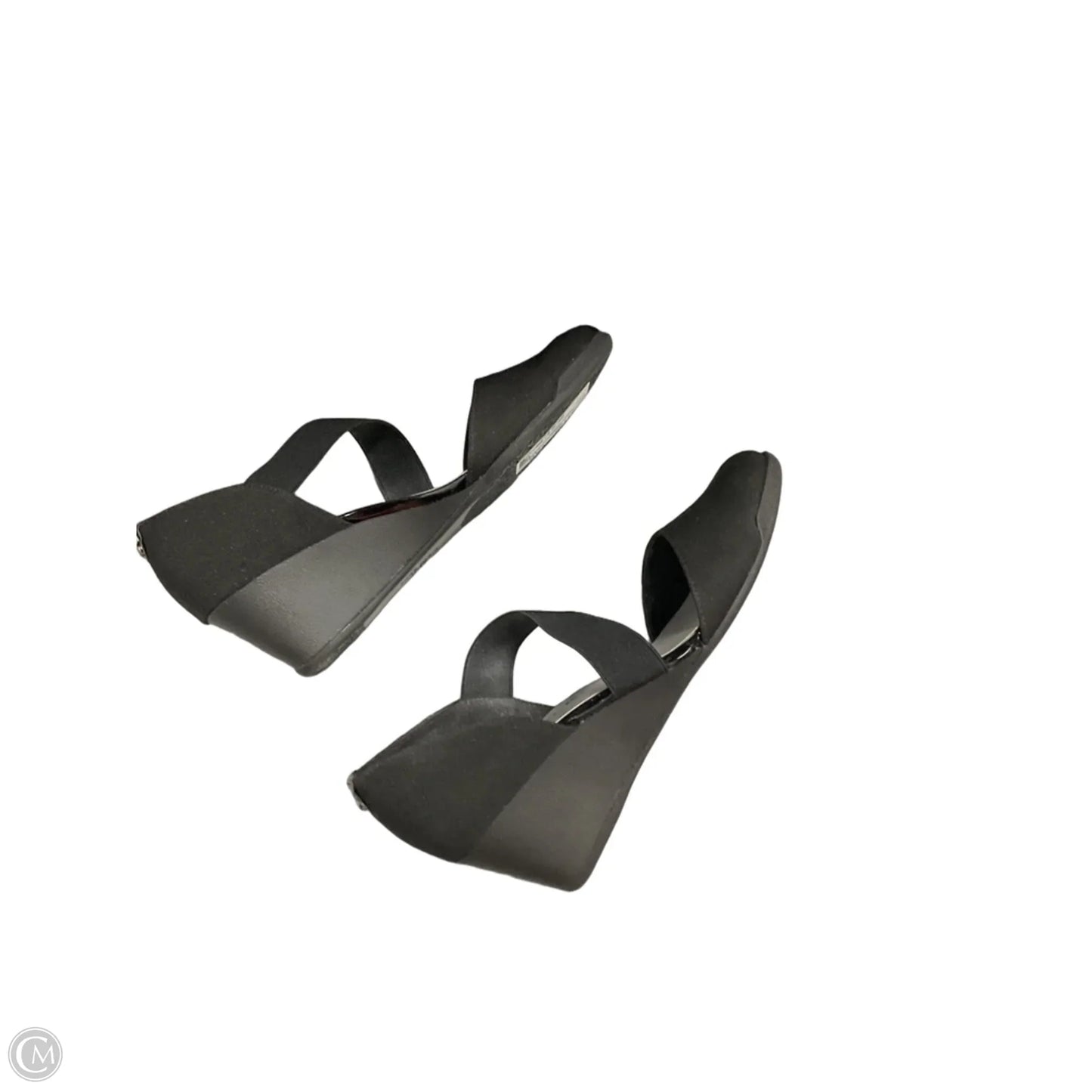 Shoes Heels Wedge By Anne Klein In Black, Size: 7.5