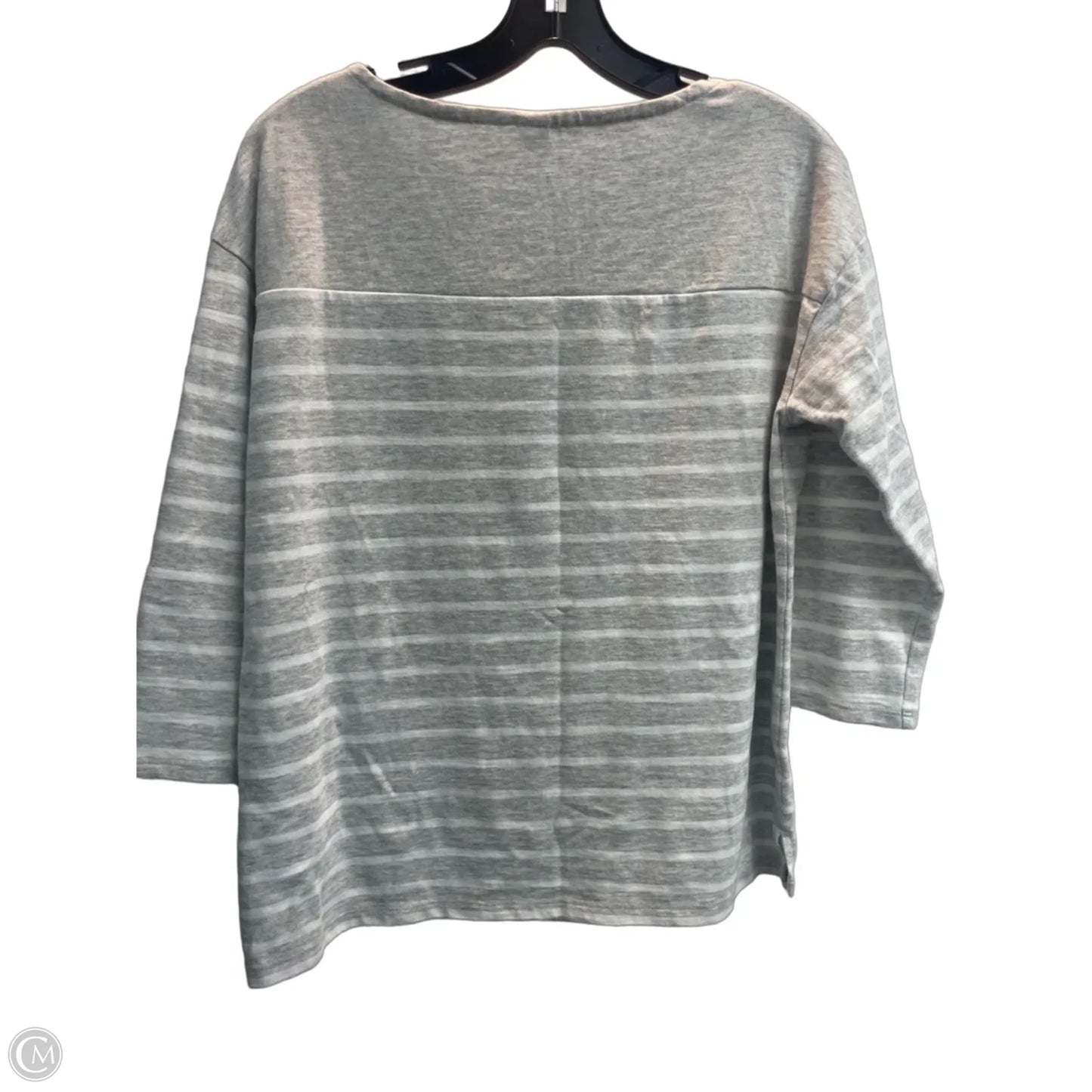 Top 3/4 Sleeve Basic By Old Navy In Grey, Size: S
