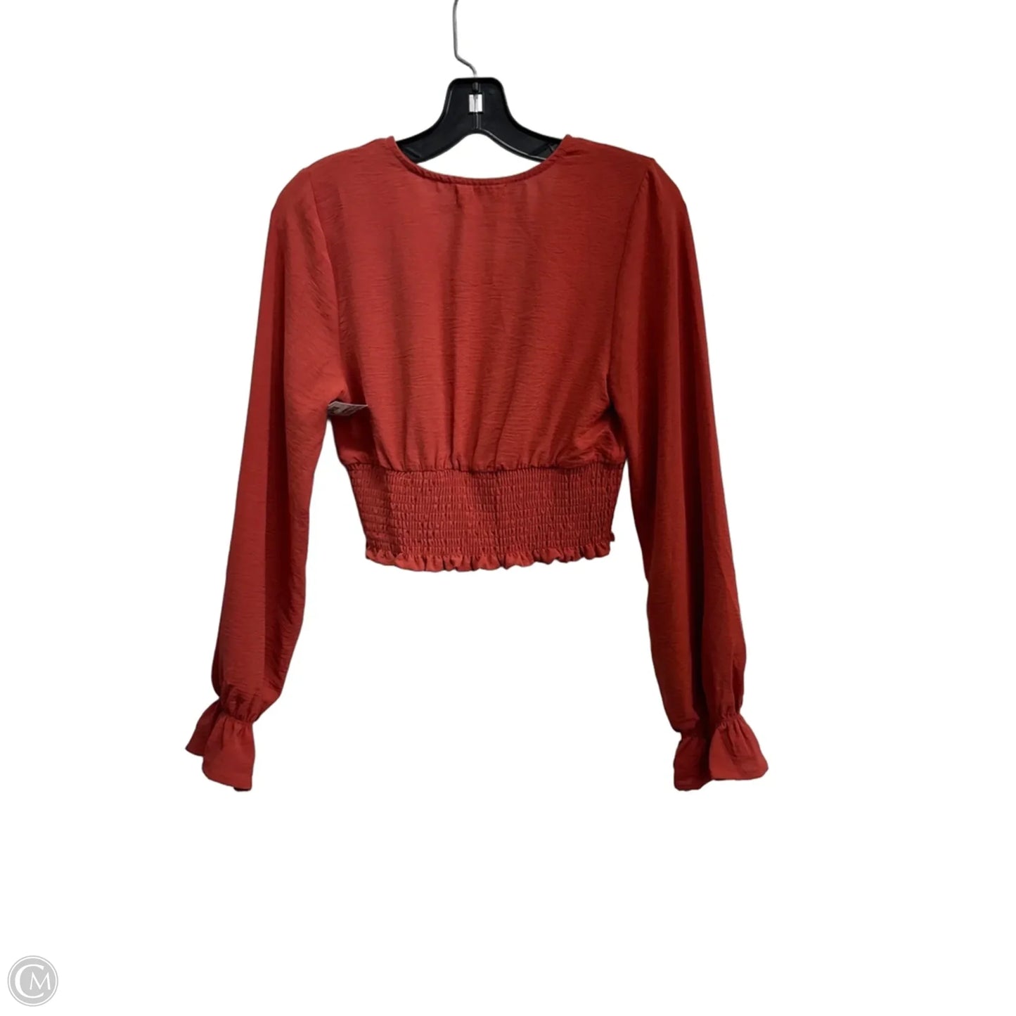 Blouse Long Sleeve By Altard State In Red, Size: M