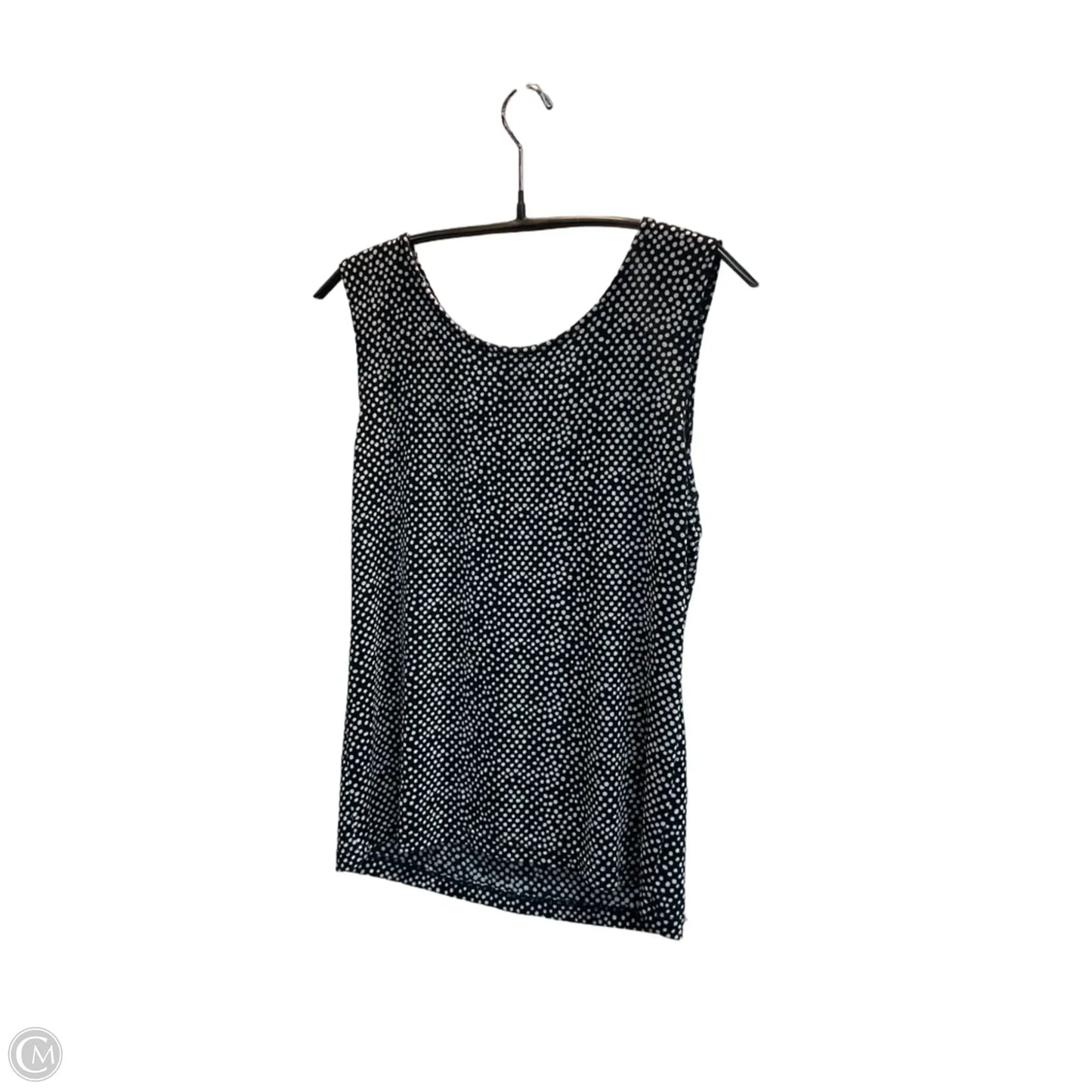 Top Sleeveless By Chicos In Polkadot Pattern, Size: S