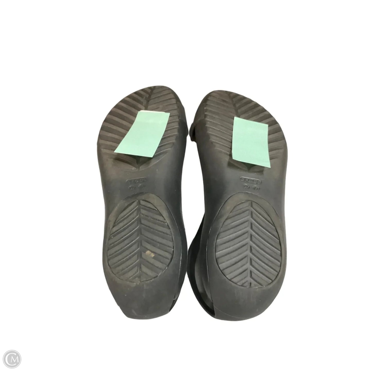 Sandals Heels Platform By Clothes Mentor In Black, Size: 11