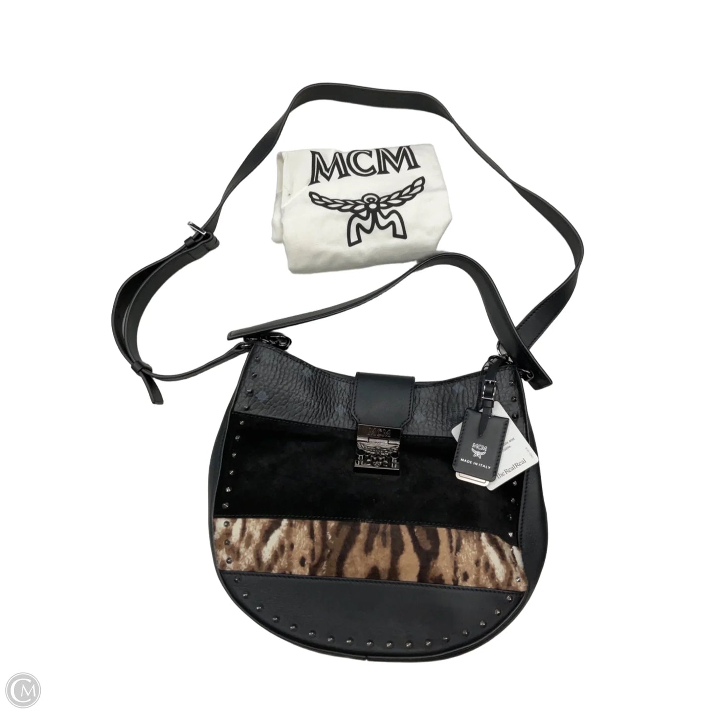 Crossbody Luxury Designer By Mcm, Size: Medium