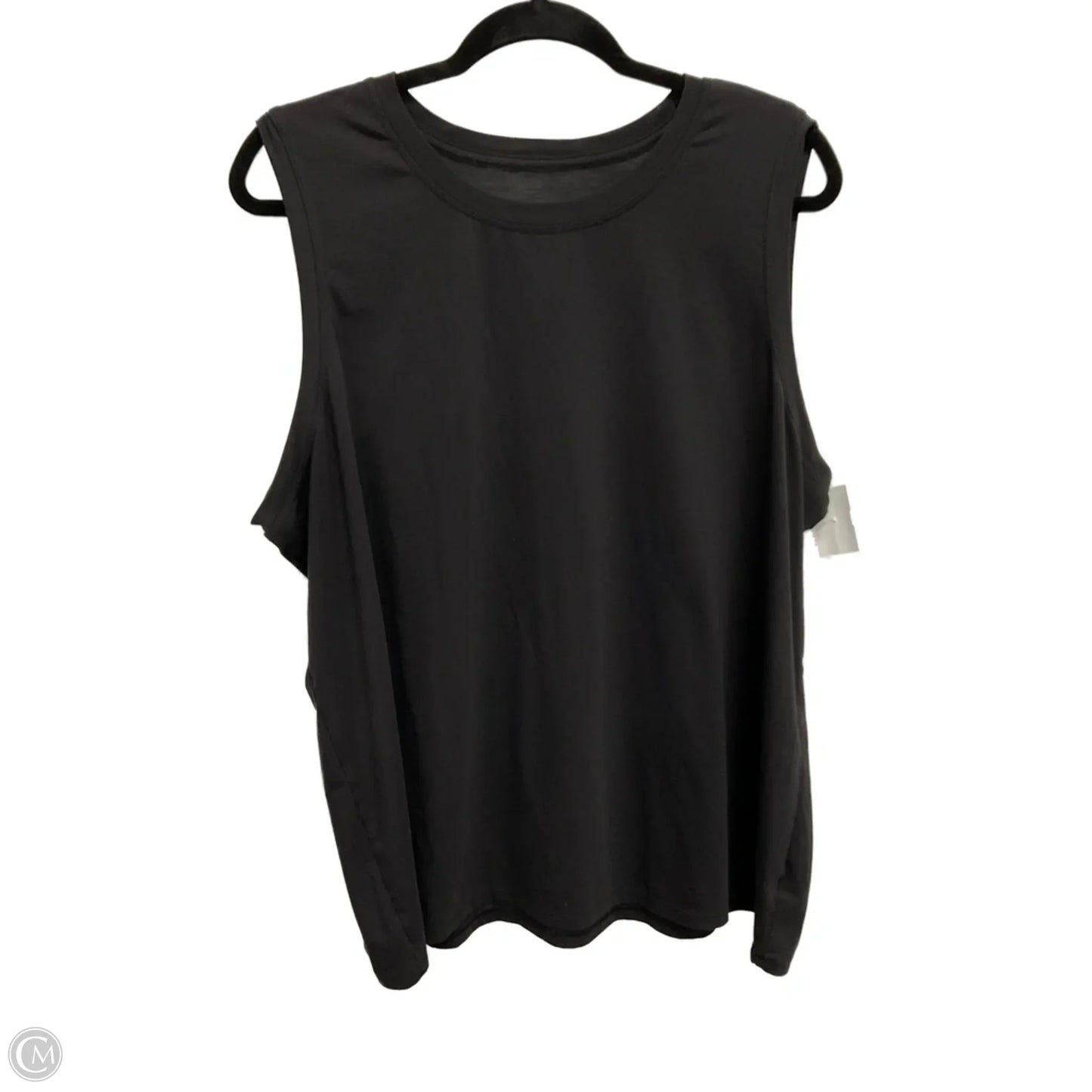Top Sleeveless By Athleta In Black, Size: 2x