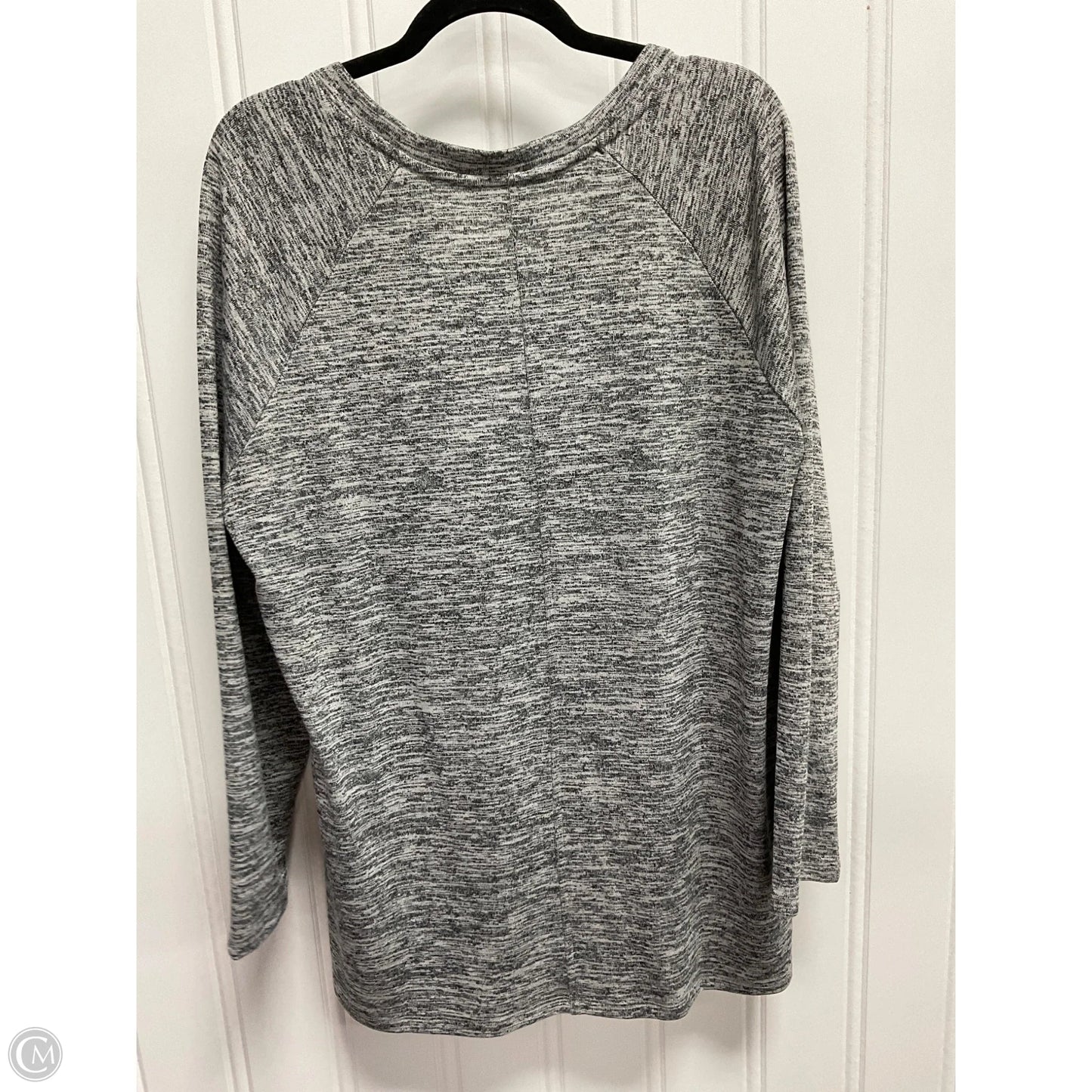 Top Long Sleeve By Banana Republic In Grey, Size: Xl