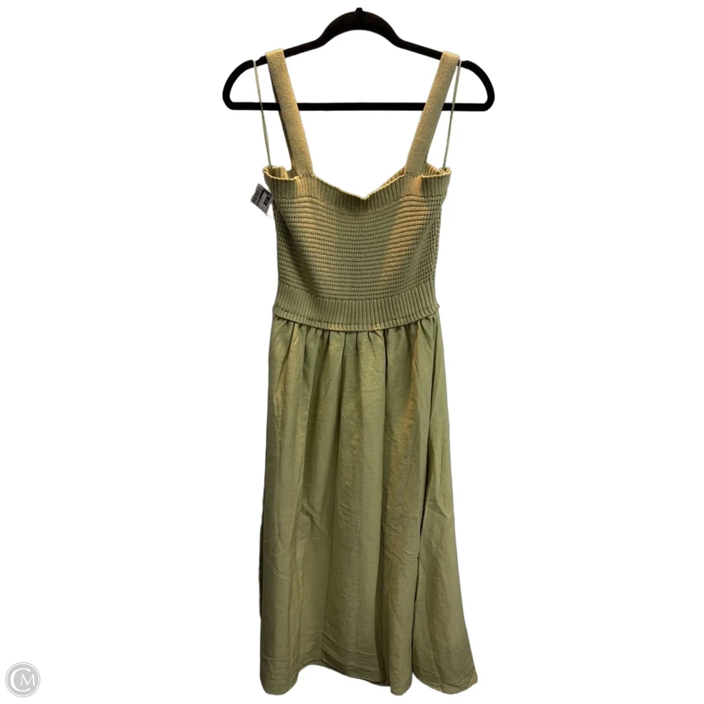 Dress Casual Maxi By By The River In Green, Size: L