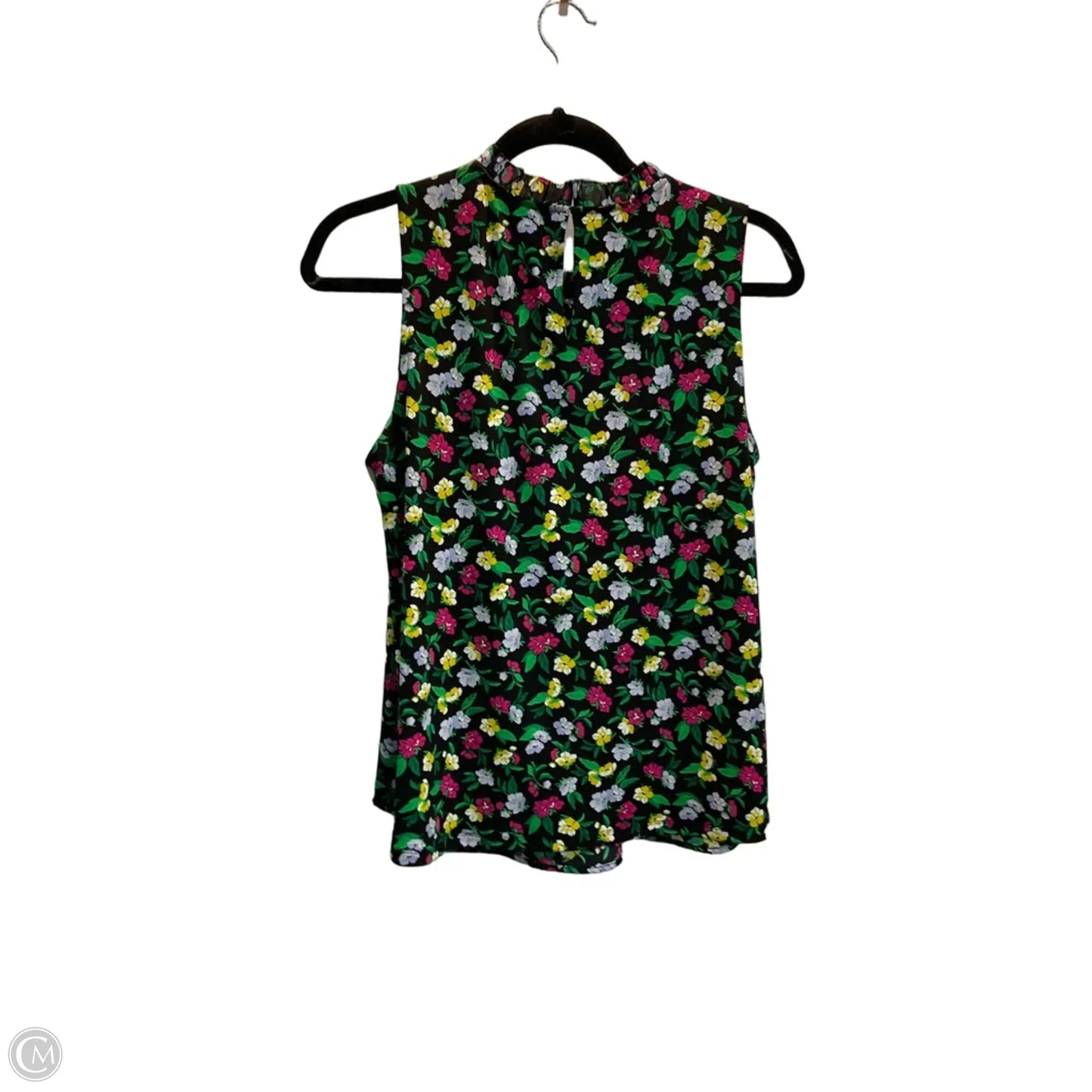 Top Sleeveless By Ann Taylor In Floral Print, Size: S