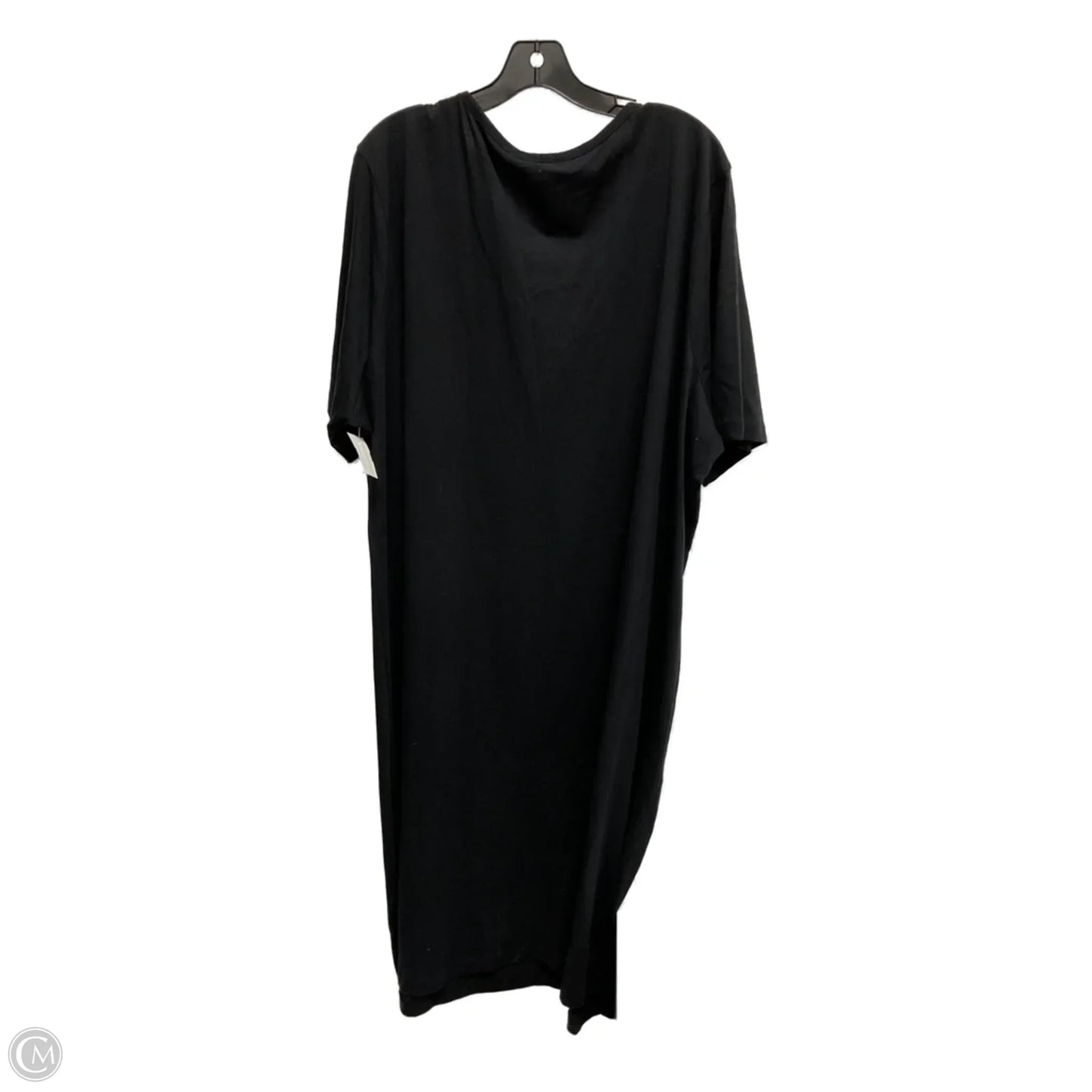 Dress Casual Midi By Clothes Mentor In Black, Size: 3x