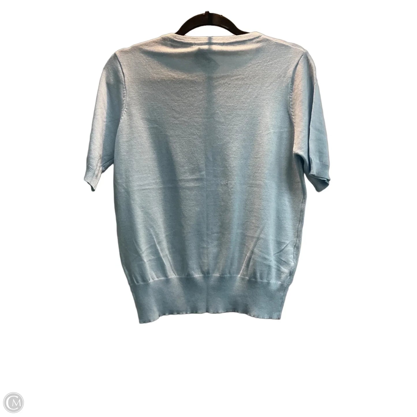 Sweater Short Sleeve By Clothes Mentor In Blue, Size: L