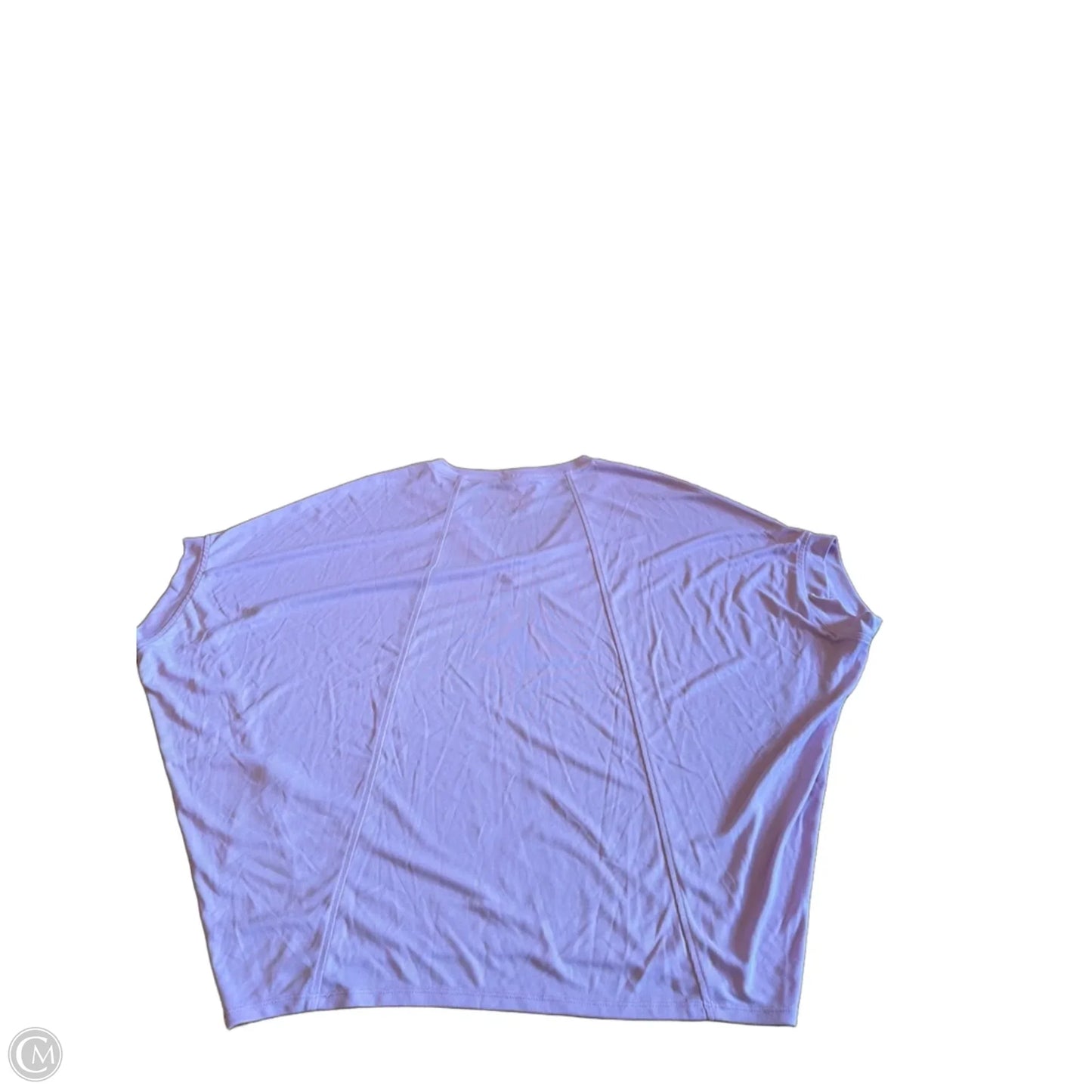 Top Short Sleeve By Chicos In Purple, Size: Xl