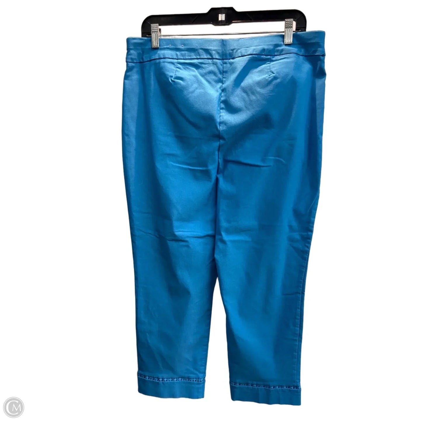 Capris By Chicos In Blue, Size: L