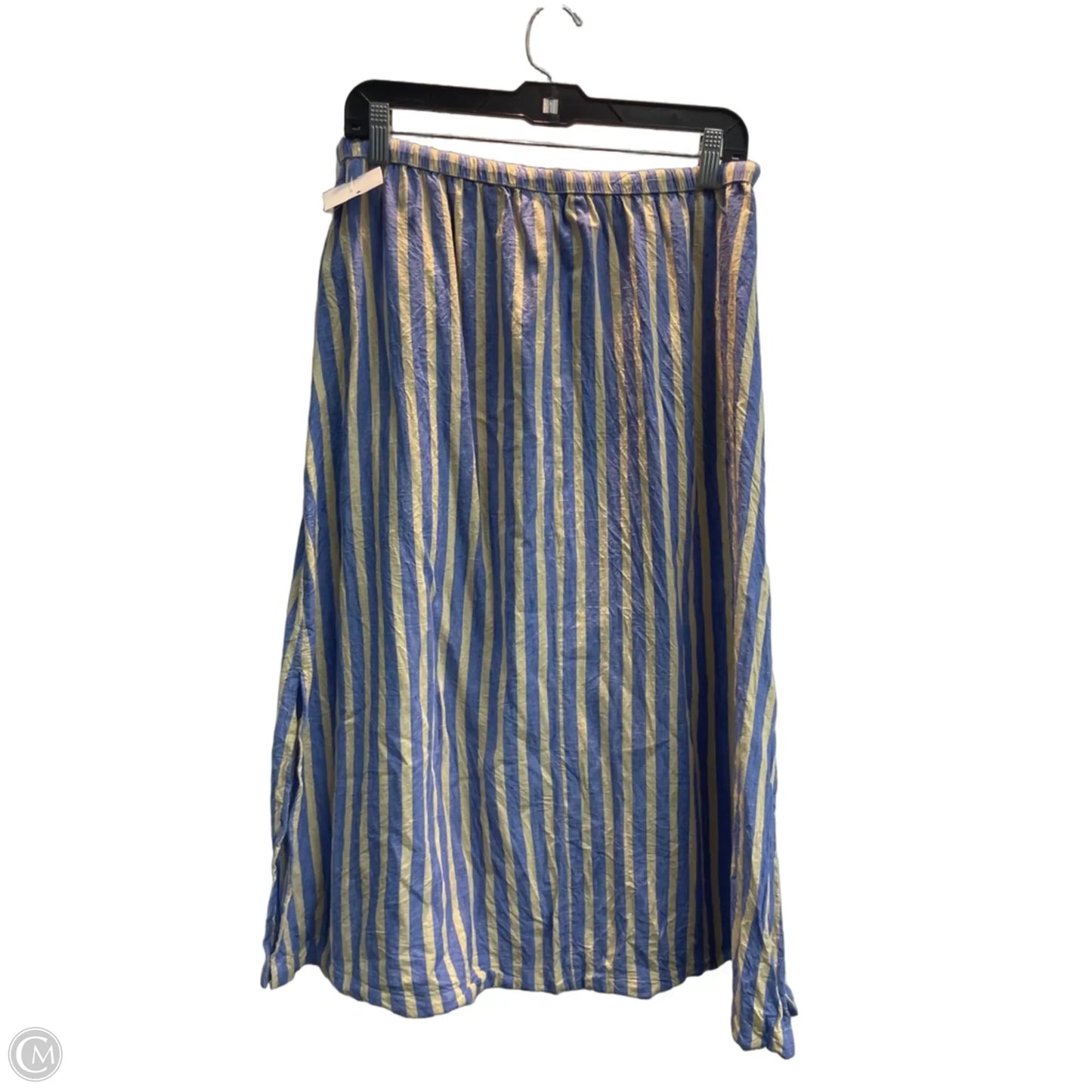 Skirt Midi By Universal Standard In Striped Pattern, Size: M