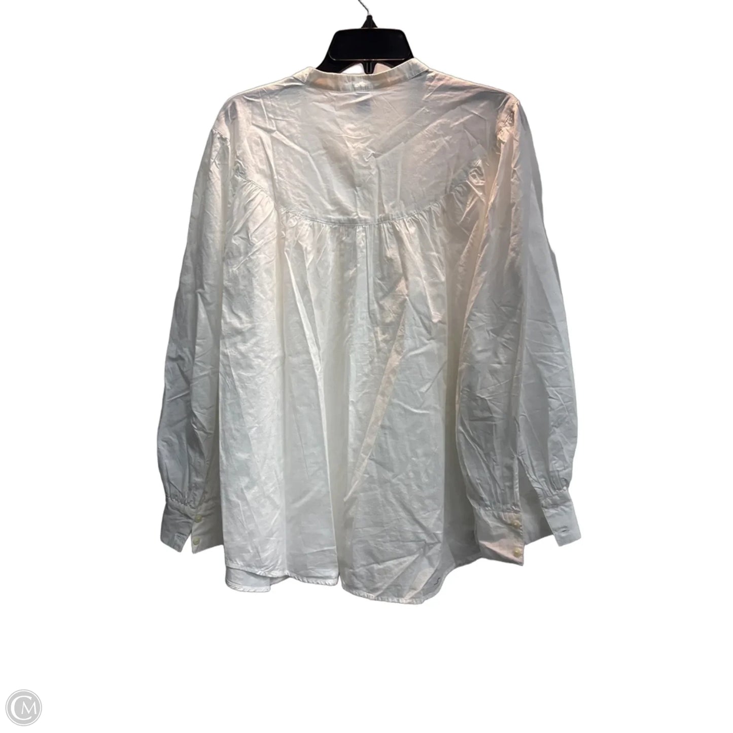 Top Long Sleeve By Old Navy In White, Size: 3x