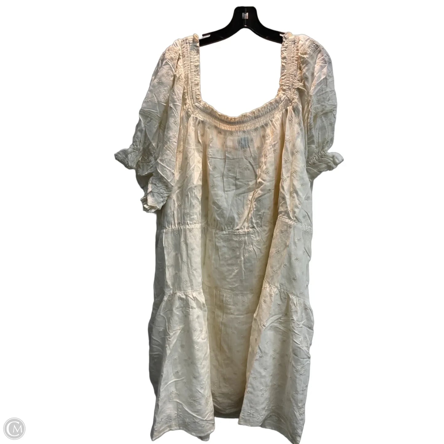Dress Casual Midi By Old Navy In Cream, Size: 4x