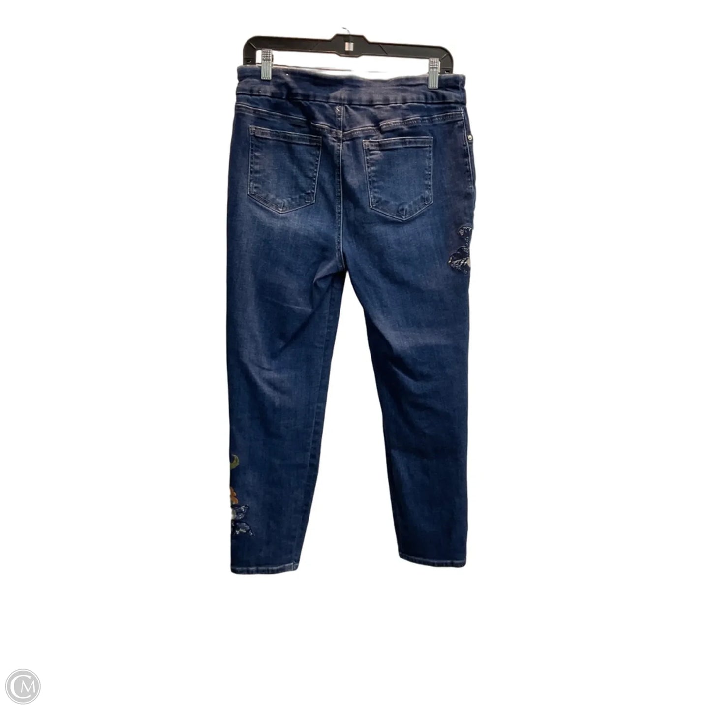 Jeans Jeggings By Chicos In Blue Denim, Size: M