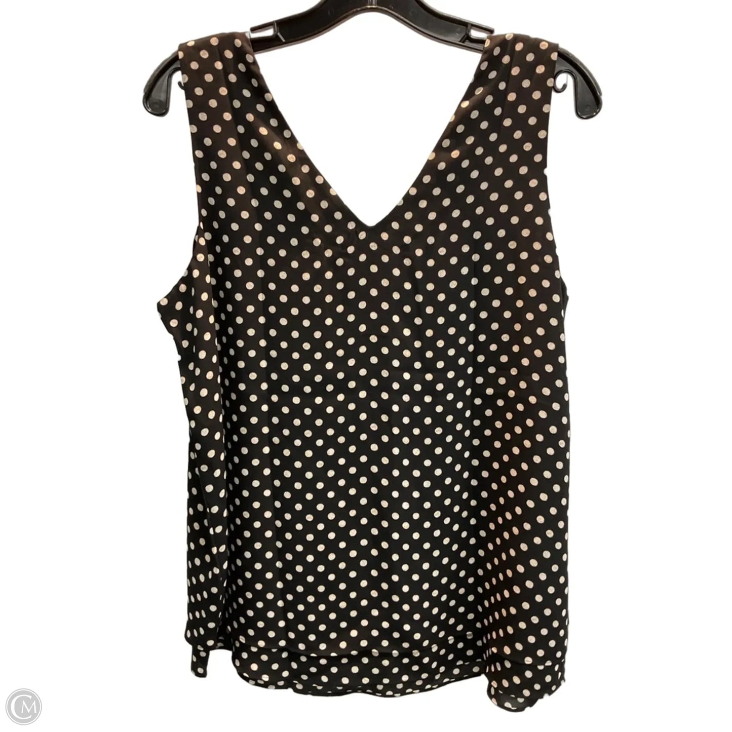 Tank Top By Ann Taylor In Polkadot Pattern, Size: M
