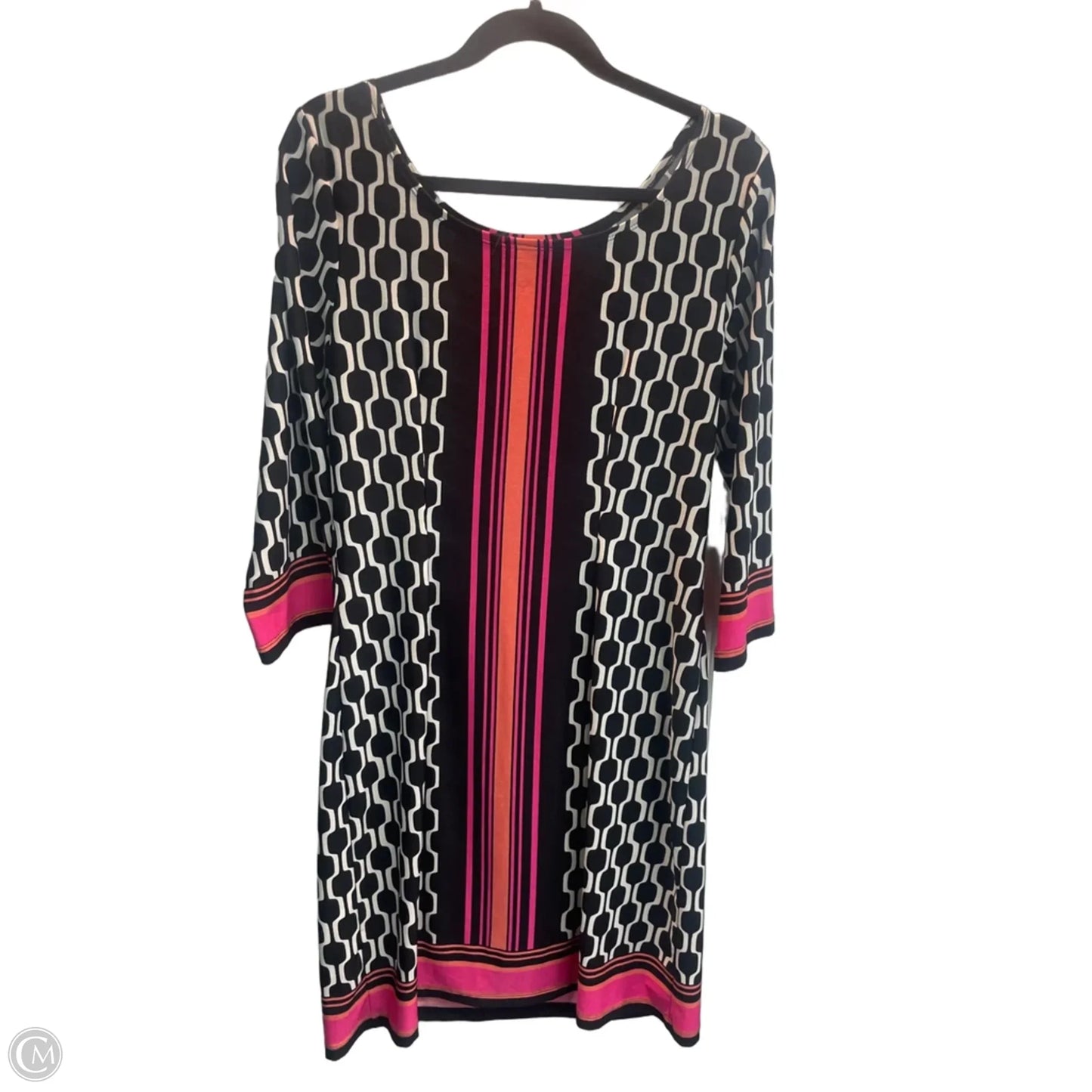 Dress Casual Midi By Ab Studio In Black, Size: L