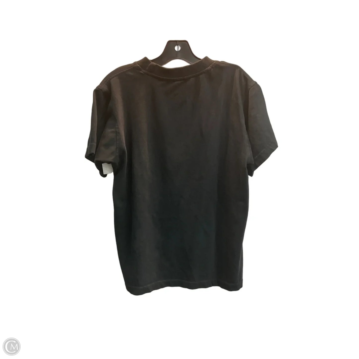 Top Short Sleeve By Clothes Mentor In Black, Size: S