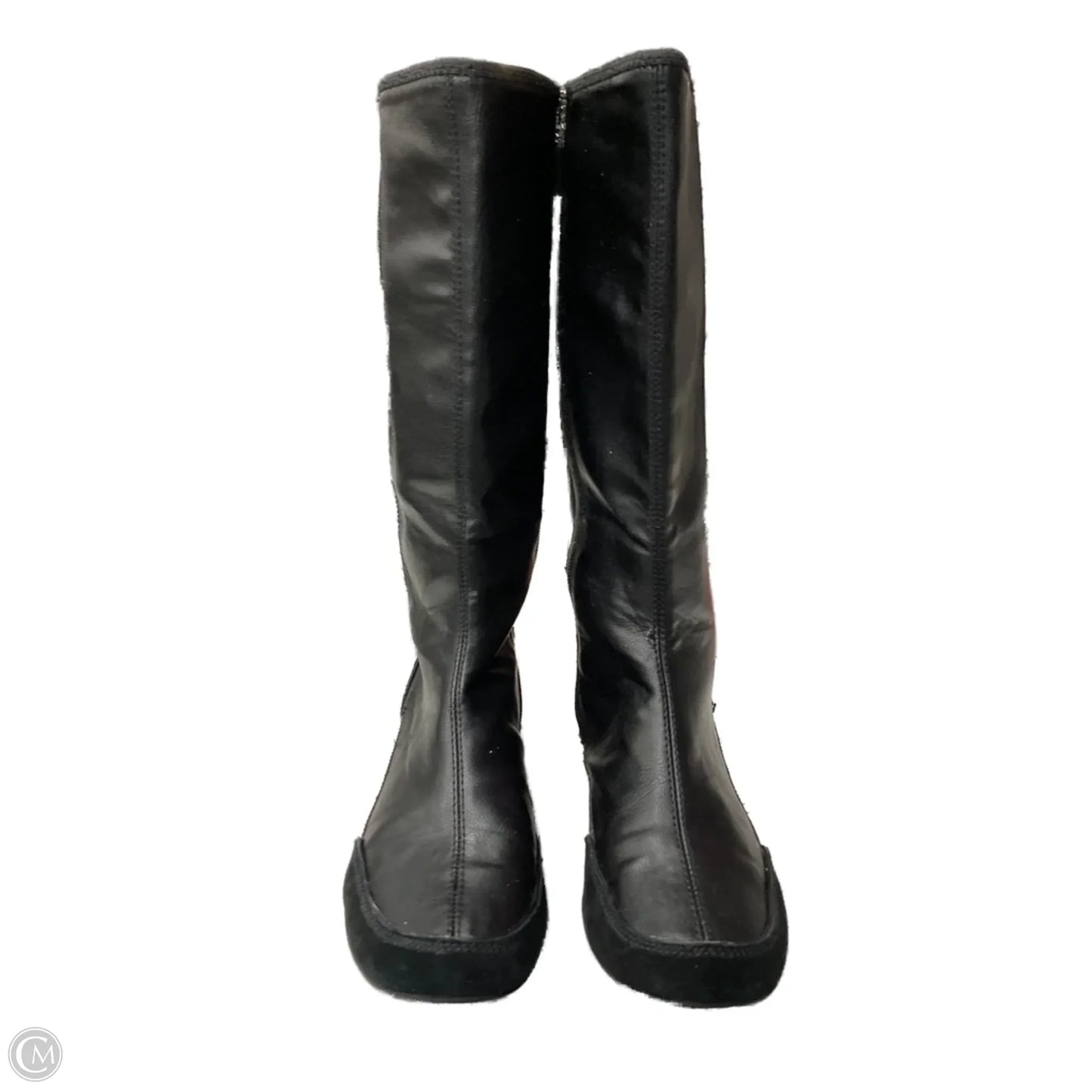 Boots Mid-calf Flats By Giani Bernini In Black, Size: 9.5