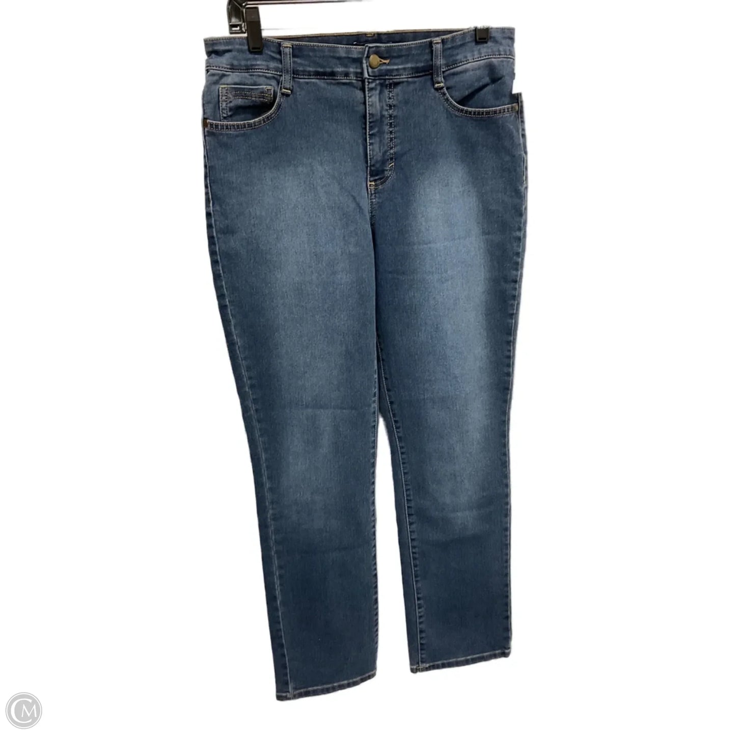 Jeans Straight By Bandolino In Blue, Size: 10
