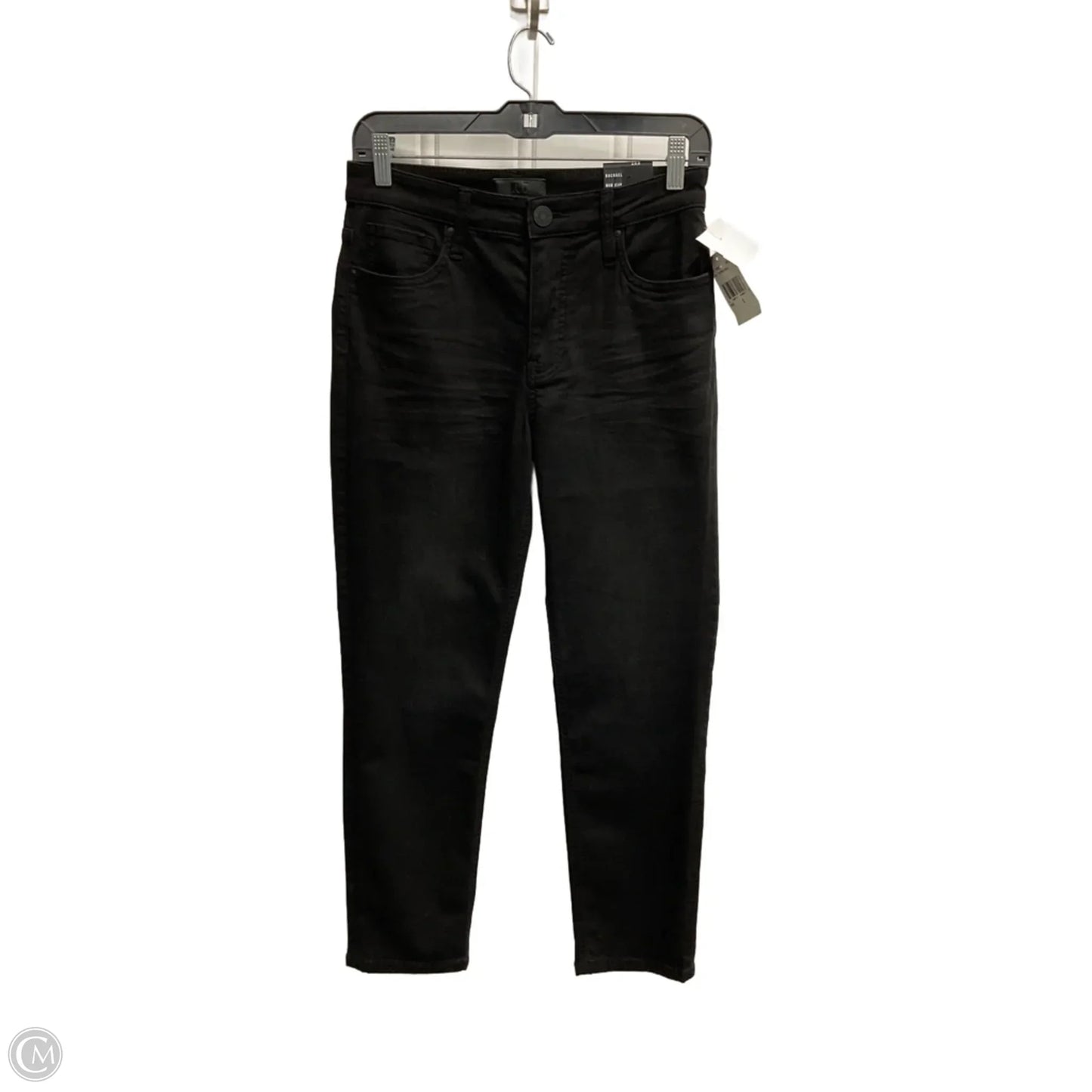 Jeans Straight By Kut In Black, Size: 2