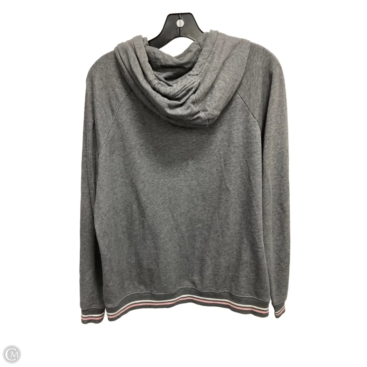 Sweatshirt Hoodie By Nike In Grey, Size: M