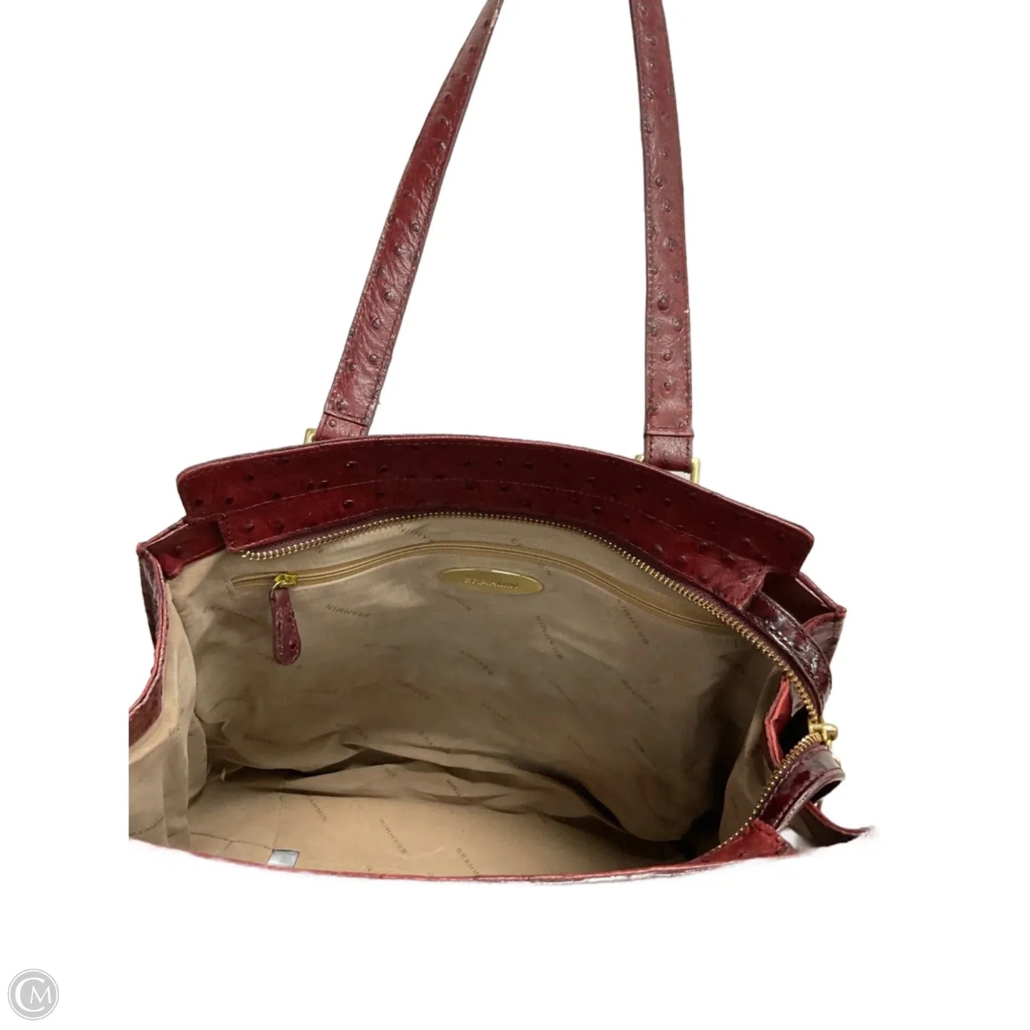 Handbag Designer By Brahmin, Size: Large