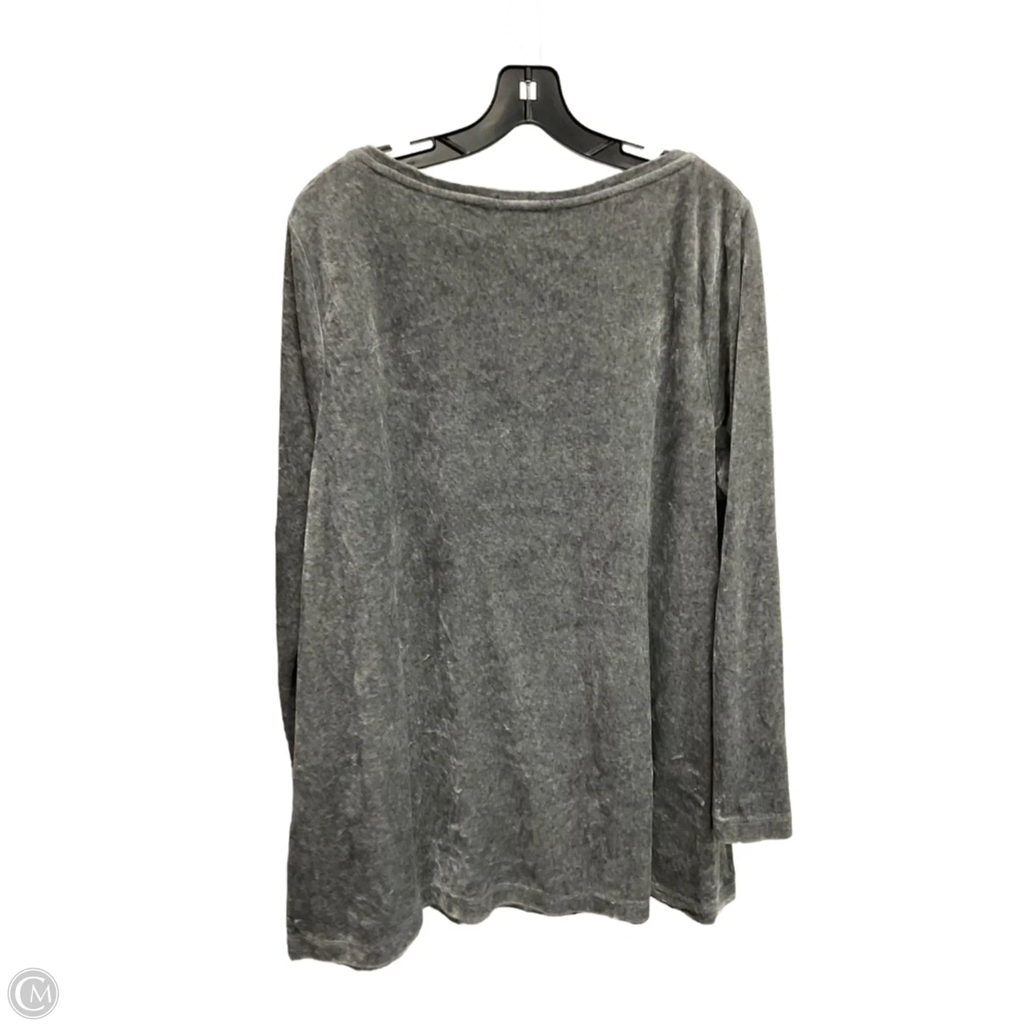 Top Long Sleeve By J. Jill In Grey, Size: Xl