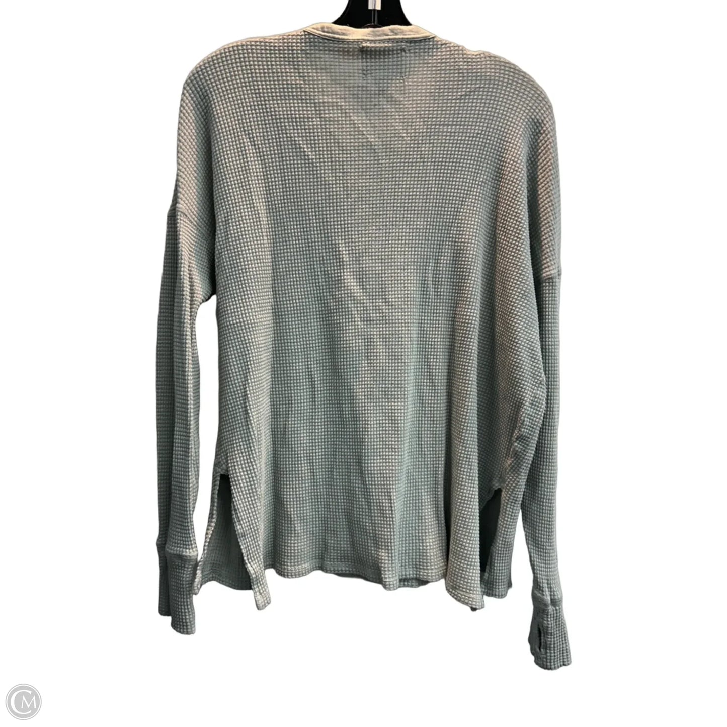 Top Long Sleeve By Aerie In Green, Size: M