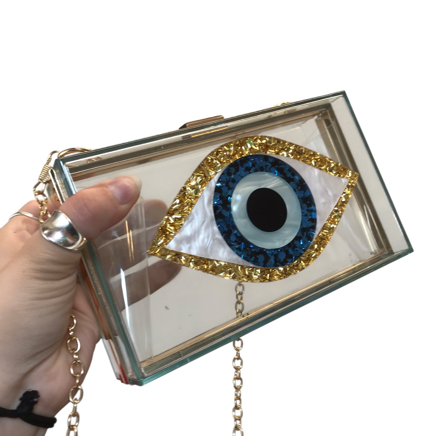 Crossbody In Clear, Size:Small