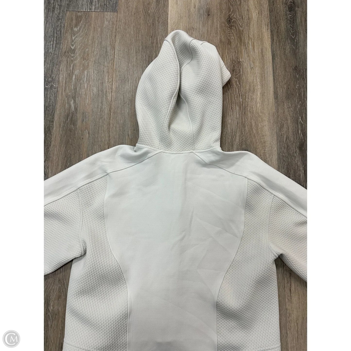 Athletic Sweatshirt Hoodie By Lululemon In White, Size: S